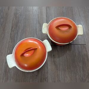 Vintage Descoware Mini Pots